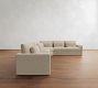Westwood Slim Arm Deep Seat 3-Piece L-Shaped Wedge Sectional (130&quot;)