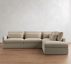 Westwood Slim Arm Deep Seat Return Bumper Sectional (119&quot;-131&quot;)