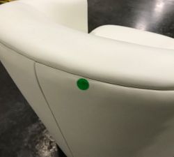 Open Box: Preston Leather Swivel Chair