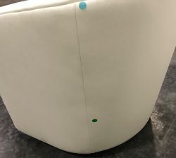 Open Box: Preston Leather Swivel Chair
