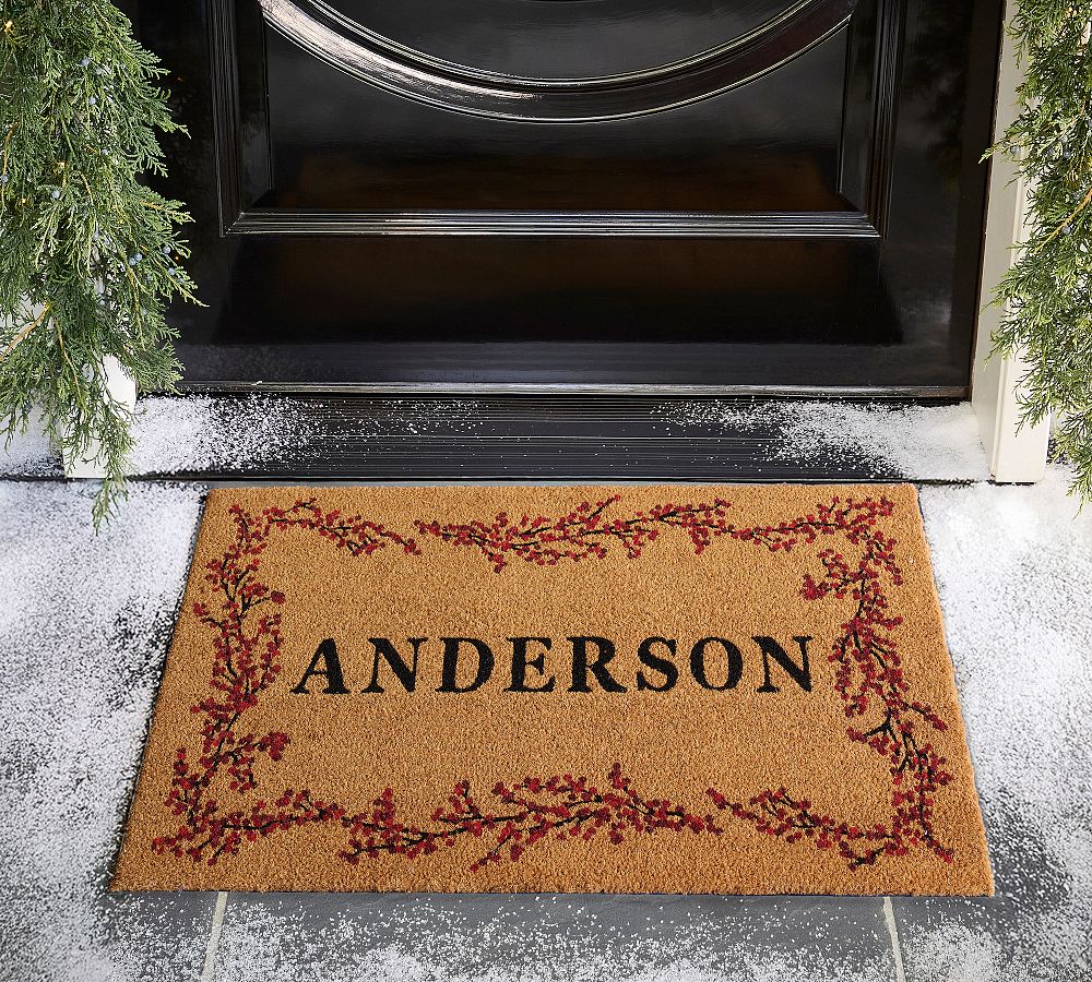 Personalized Berry Doormat