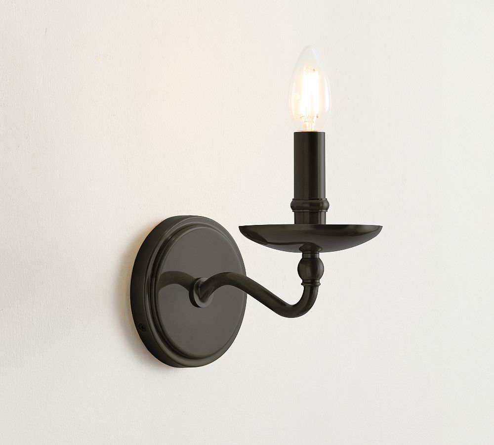 Lucca Iron Single Sconce (8&quot;)
