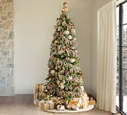 White Paper &amp; Glitter Ball Ornament