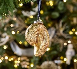 Gold Shell Ornament