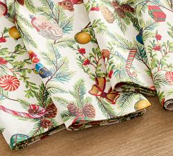 Nostalgic Christmas Icon Cotton Twill Napkins - Set of 4