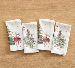 Enchanted Forest Cotton Twill Napkins - Set of 4