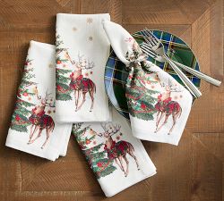 Enchanted Forest Cotton Twill Napkins - Set of 4