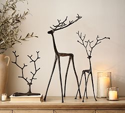 Bronze Sculpted Reindeer