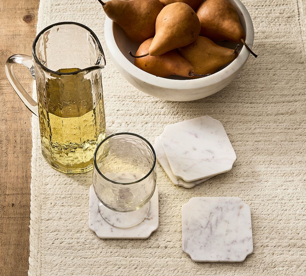 Marquee Marble Coasters - Set of 4