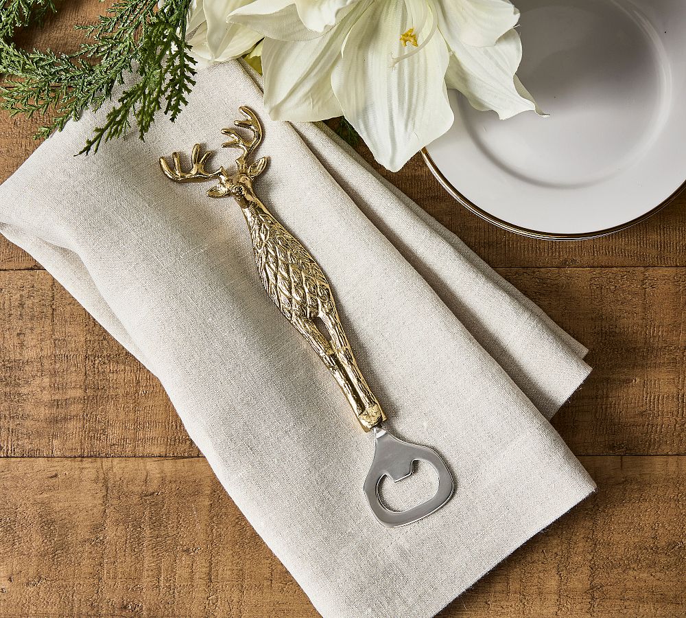 Stag Stainless Steel Bottle Opener