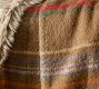 Woodrow Plaid Faux Fur Throw