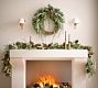 Faux Lit Rustic Glam Wreath &amp; Garland
