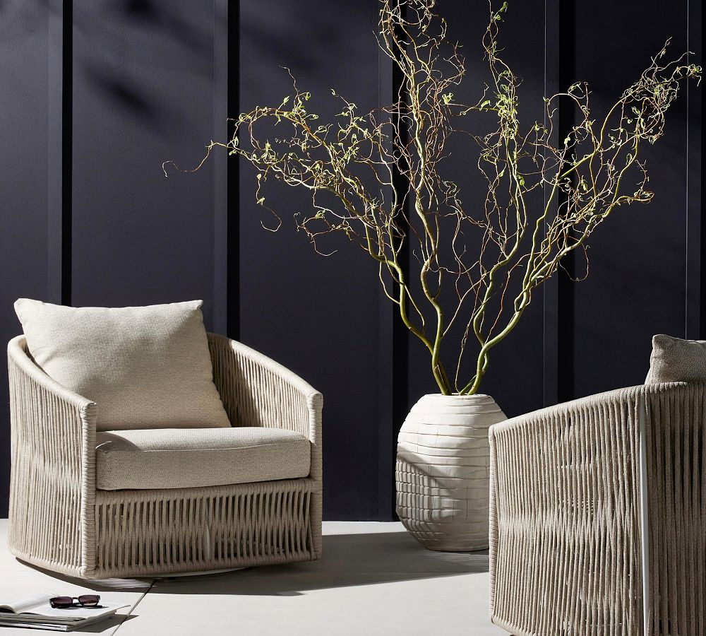 Darley Rope Swivel Outdoor Lounge Chair