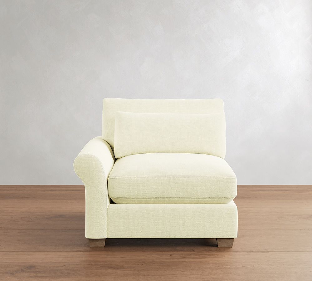 Build Your Own PB Comfort Modern Roll Arm Deep Seat Sectional Components