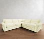 PB Comfort Modern Roll Arm Deep Seat 3-Piece L-Shaped Sectional (112&quot;)