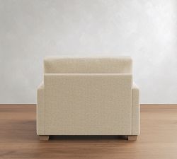 PB Comfort Modern Square Arm Deep Seat Chair and a Half