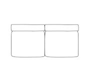 Pearce Square Arm Upholstered 3-Piece Sectional with Wedge