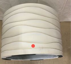 Open Box: Jen Round Outdoor Coffee Table, Small - 23.6&quot;W - Cream