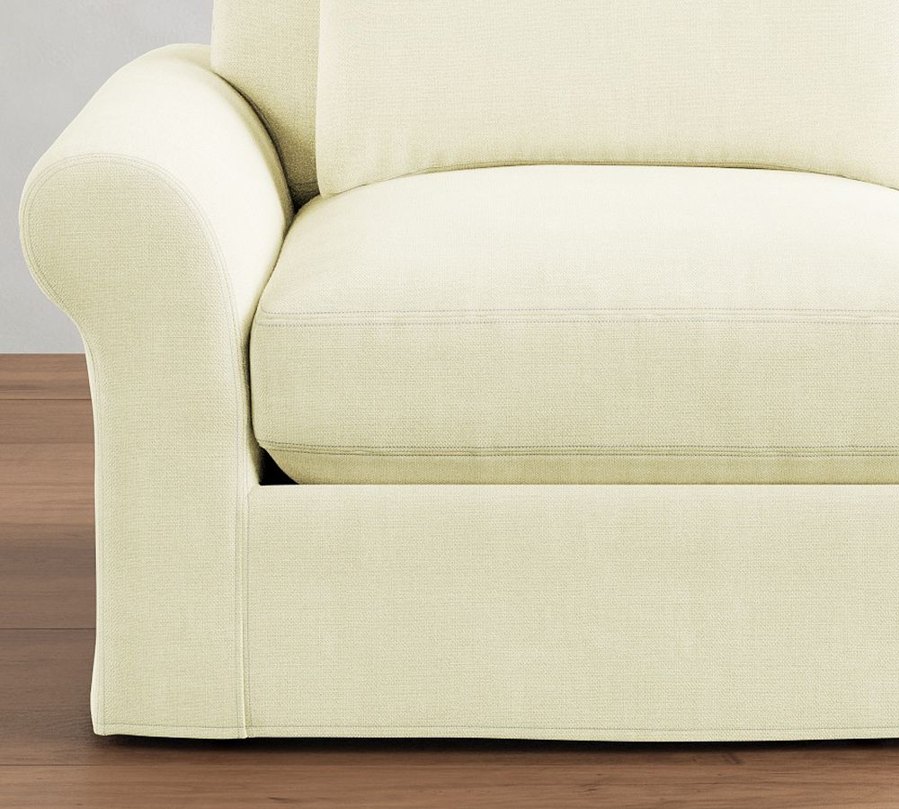 PB Comfort Modern Roll Arm Deep Seat Sectional Component Replacement Slipcovers