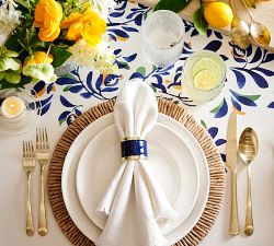 Puebla Multi Organic Cotton Tablecloth