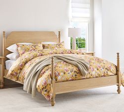 Ansley Yellow Floral Duvet Cover