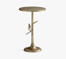 Botanical Round Accent Table (14")