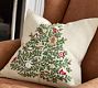 Nostalgic Tree Embroidered Pillow