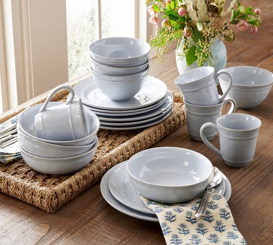 Cambria Handcrafted Stoneware Dinnerware Sets | Pottery Barn