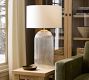 Cooper Ribbed Glass Table Lamp (19"-30")