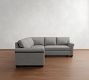 York Roll Arm 3-Piece L-Shaped Sectional (93&quot;)