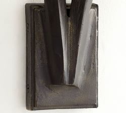 Carson Forged-Iron Double Sconce (14'')