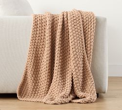 Pottery Barn Bayside Seed Stitch Throw - Thumbnail 2