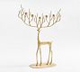 Merry Brass Sculpted Reindeer Centrepiece