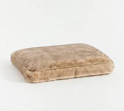 Mink Faux Fur Rectangle Pet Bed