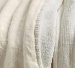 Monique Lhuillier with Faux Fur Back Throw