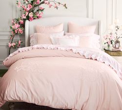 LoveShackFancy Rococo Bow Duvet Sham