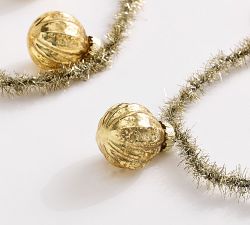 Tinsel and Ornament Garland