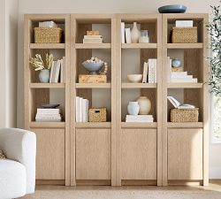 Newport Shelf with Cabinet (64.5&quot;-86&quot;)