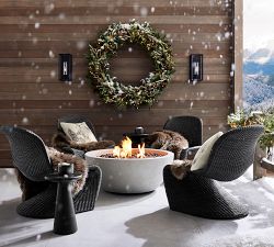 Rustic Forest Cozy Fleece Pillow