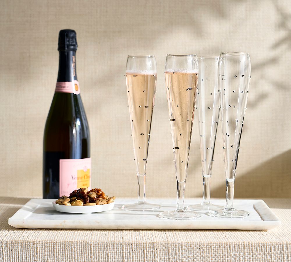 Confetti Celebration Flutes - Set of 4