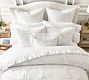 LoveShackFancy Bow Heart Patchwork Quilted Sham