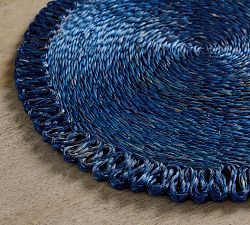 Abaca Handcrafted Round Placemats - Set of 4