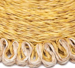 Handwoven Twirled Edge Placemat