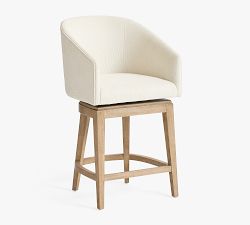 Baldwin Upholstered Swivel Stool