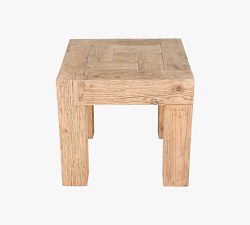 Finnegan Square Reclaimed Wood Side Table (22&quot;)