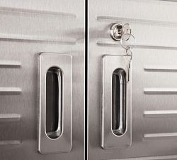 Stainless Steel Wall Cabinet with Open Shelf