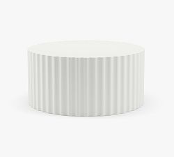 Edison Concrete Round Outdoor Coffee Table (41&quot;)