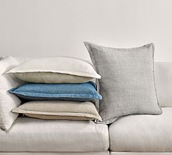 Carmelita Flax Linen Pillow Cover