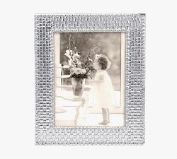 Basketweave Metal Frame