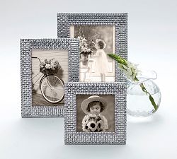 Basketweave Metal Frame
